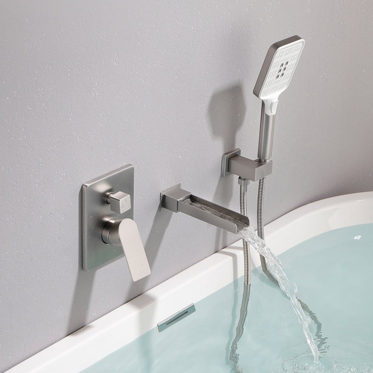 SHAMANDA Tub & Shower Faucet with Rough in-Valve | Wayfair